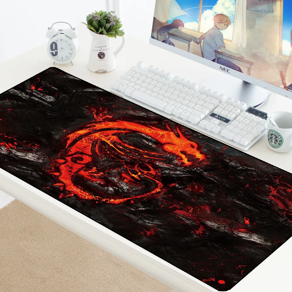 70*30cm Gaming Mouse Pad Large XL Dragon Computer Mousepad XL Rubber DIY Desk Mat for Laptop for LO