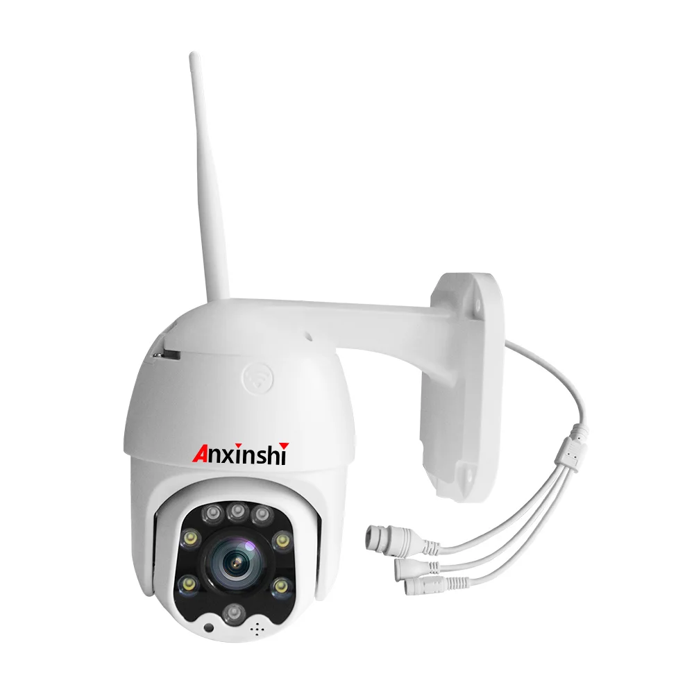 Открытый WiFi 5MP PTZ камера беспроводная IP скоростная купольная камера двухсторонняя голосовая P2P Onvif Водонепроницаемая камера видеонаблюдения