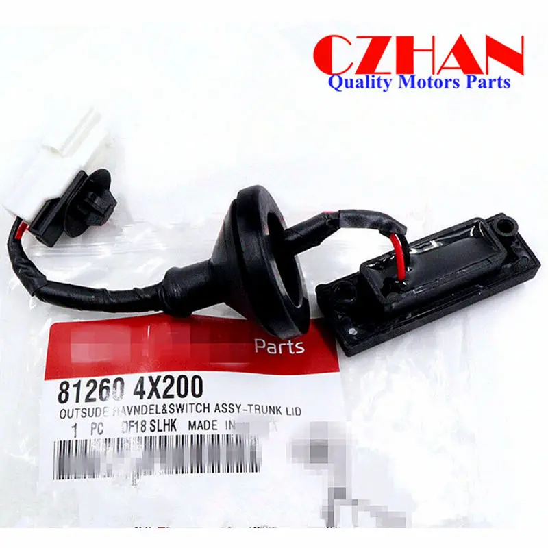 81260-d3000 Outside Trunk Lid Lock Tailgate Handle Assembly Durable