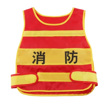 

Fireman Vest Roleplay Costume Set For Toddler Boys Kids Ages 2 3 4 5 6 Years