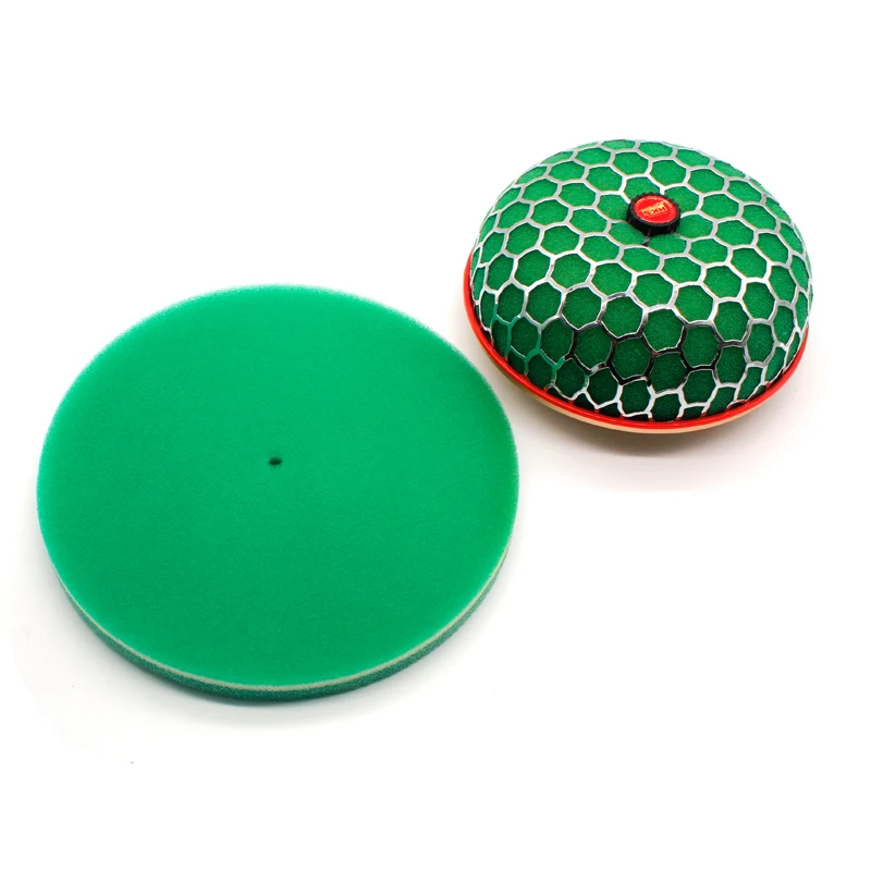 DEFT Universal 250mm Air Filter Foam 3Layer Filter Sponge Element Suitable Mushroom Air Cleaner Replacement Green Sponge