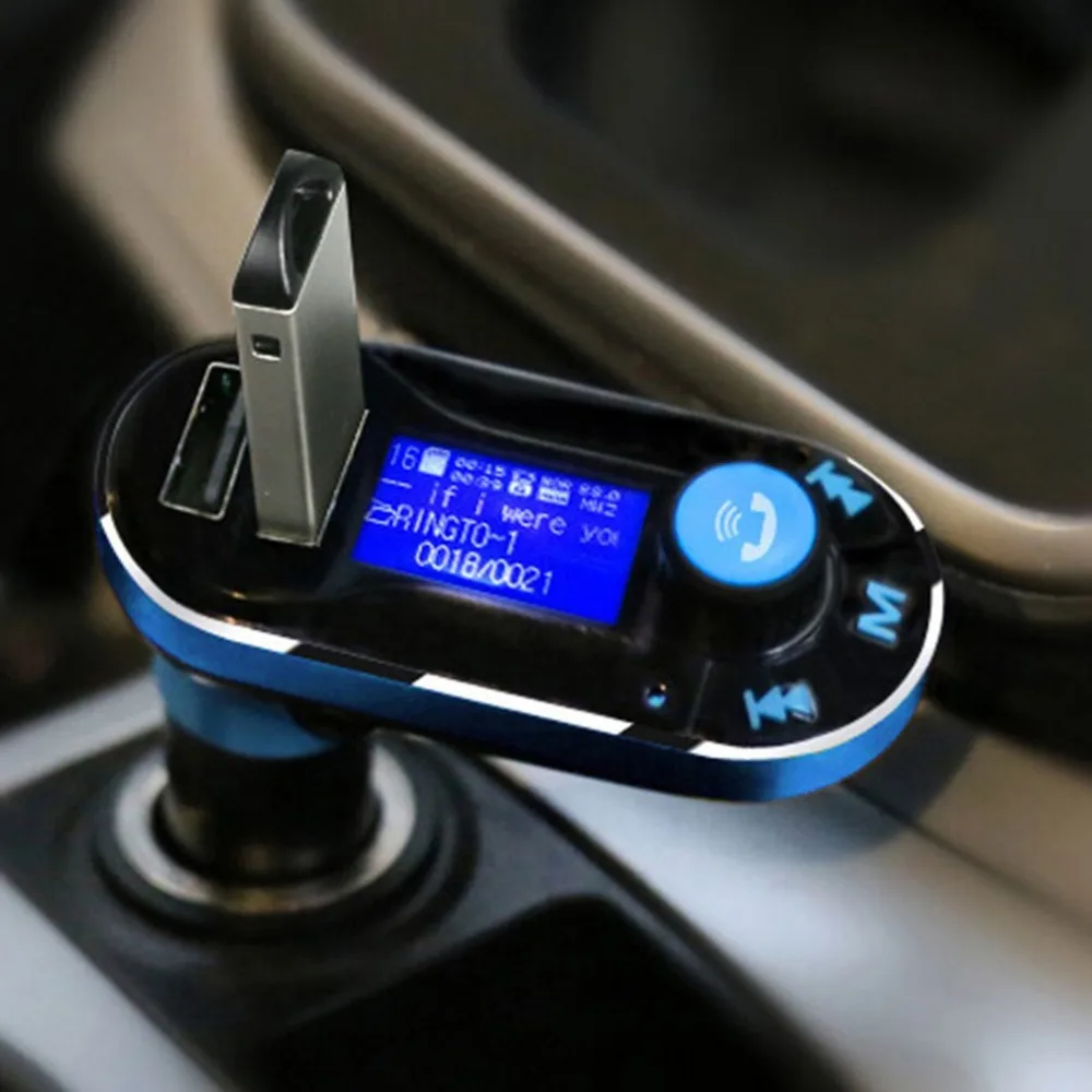 Автомобильный комплект MP3 плеер fm-передатчик Авто BT66 AUX беспроводной автомобильный модулятор Радио 2 USB Автомобильное зарядное устройство дистанционное управление