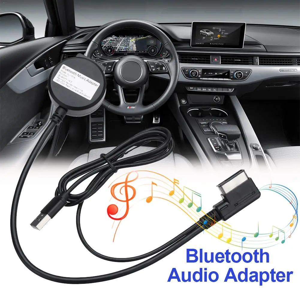 Автомобильный Bluetooth аудио кабель для Audi A1 A3 A4L A5 A6L A8 Q3 Q5 Q7 TT воспроизводить музыкальные файлы через bluetooth-адаптер