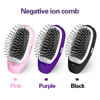 

Portable Electric Ionic Hairbrush Negative Ions Hair Comb Brush Hair Styling Tool Magic Hairbrush