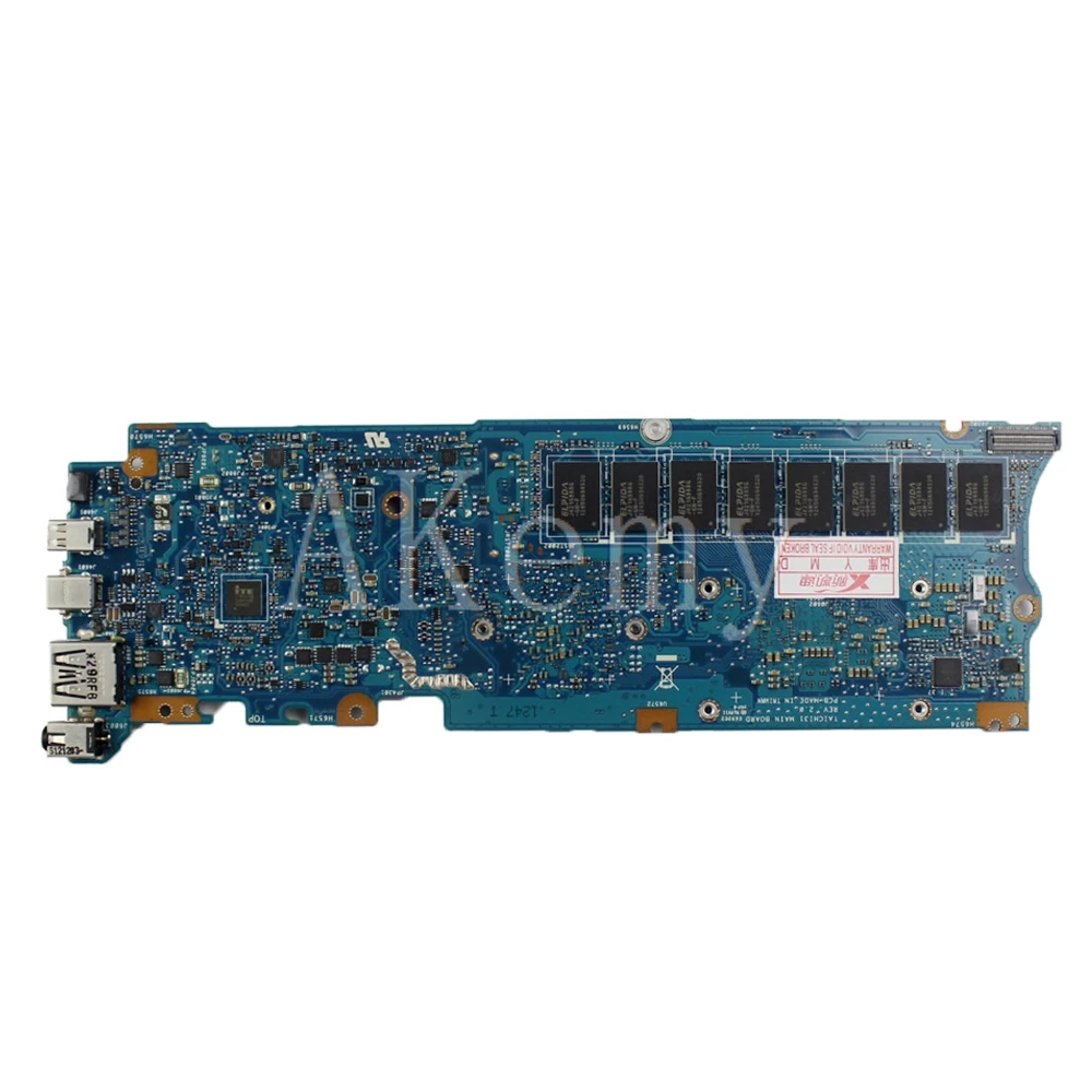 Akemy TAICHI31 материнская плата для ноутбука ASUS TAICHI31 TAICHI3 оригинальная материнская плата 4GB-RAM I5-3337 проверка прошла успешно