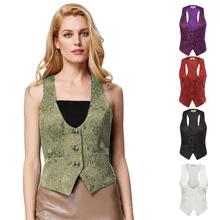 Женский модный короткий жилет, костюм для женщин, элегантное офисное пальто с карманами, без рукавов, Женский Черный винтажный весенний Приталенный жилет