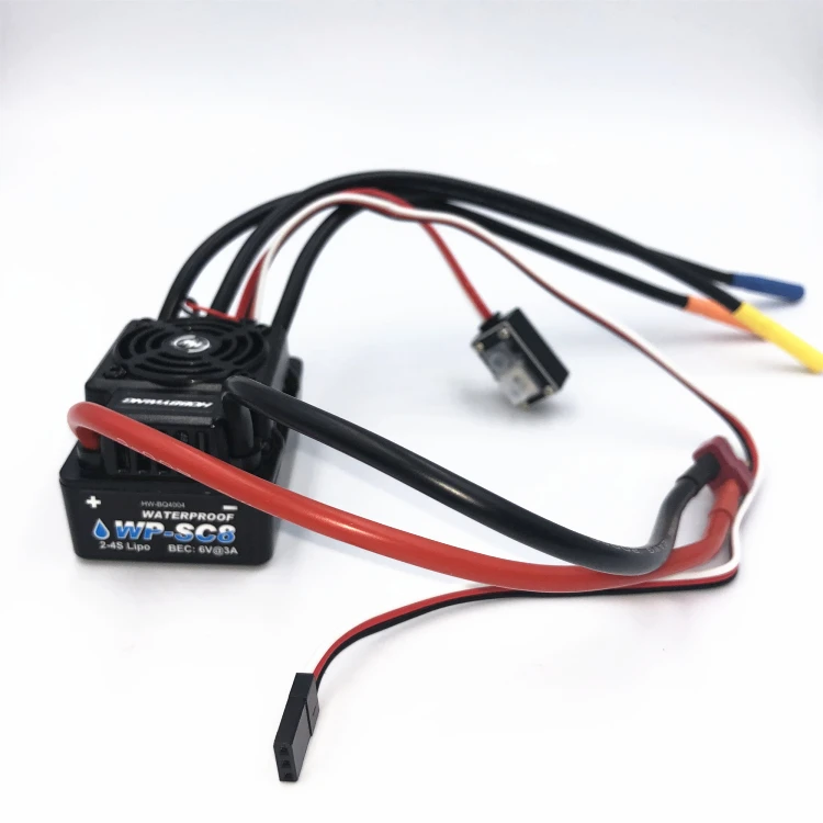 HOBBYWING EZRUN непроницаемый WP SC8 120A sin escobillas ESC T enchufe