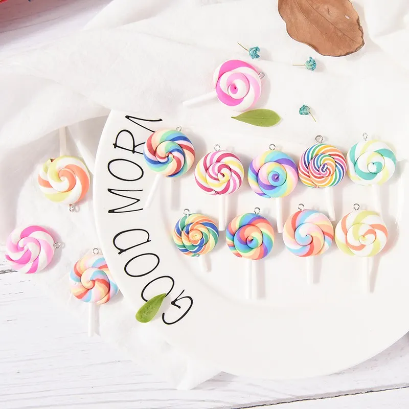 10 шт DIY ожерелье серьги леденец Подвески Брелок изготовление, поиск ювелирных изделий вечерние подарки