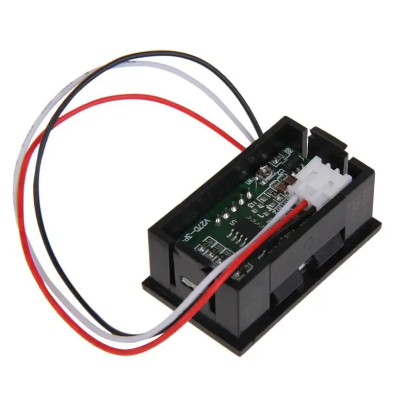 Мини DC 0-10V RGB Светодиодная панель дисплей цифрового вольтметра вольтметр