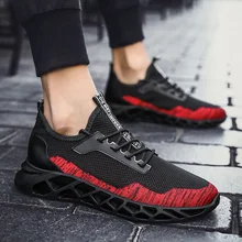 Мужская сетчатая обувь на плоской подошве легкая обувь для ходьбы Новая мужская обувь кроссовки дышащая повседневная обувь модная