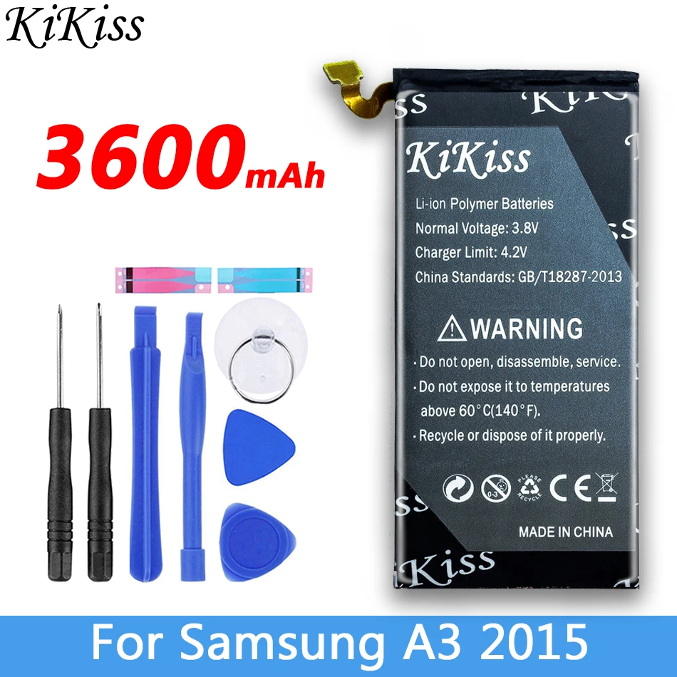 Аккумулятор большой мощности 3600 мАч для Samsung Galaxy A3 (2015) A300 A300F A300FU A3000 A3009 сменный