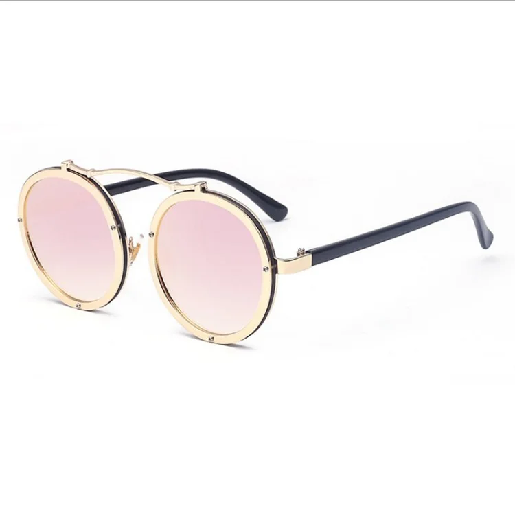 Солнцезащитные очки MINCL в стиле ретро/панк для мужчин и женщин круглые солнечные