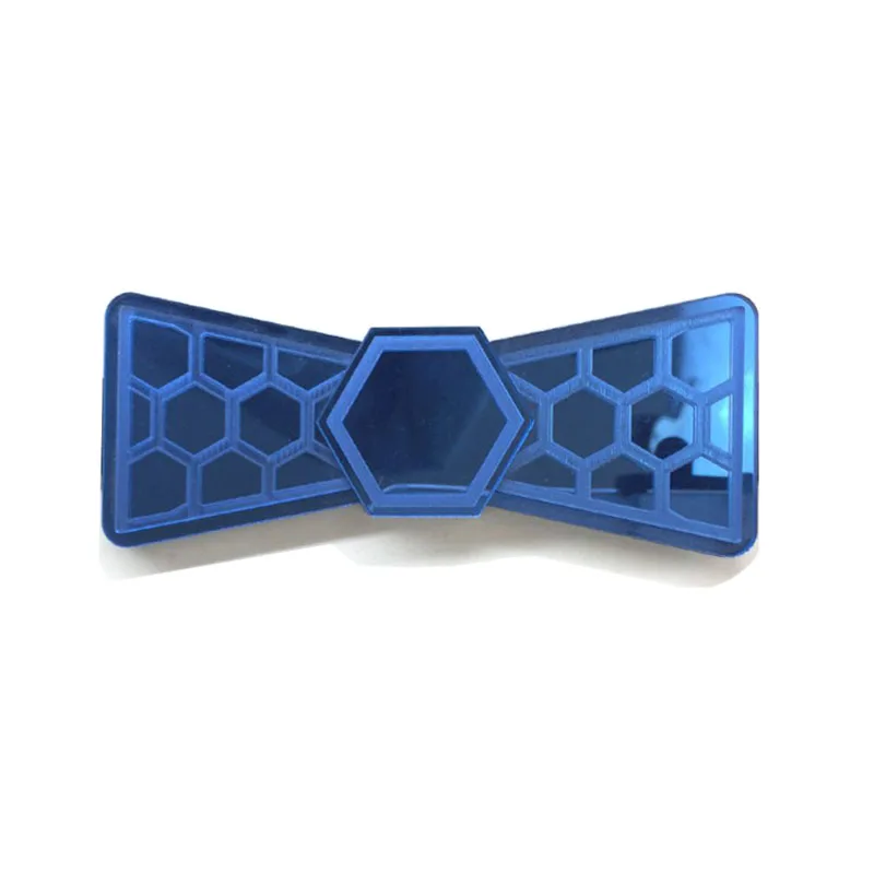 Men Gift 6 Colors Fashion Bow Tie Shining Necktie 3D Laser Hexagon Embossing Men Gift Wedding Groom Ties Red Black Blue Necktie