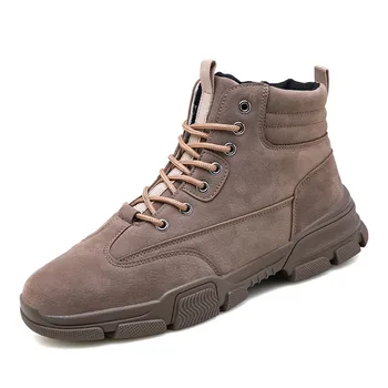 

Men Hiking Boots for Male Shoes Adult Dr Motocycle Boots Warm Ankle Boots Winter Sneakers 2019 New Men Shoes Waterproof Shoes
