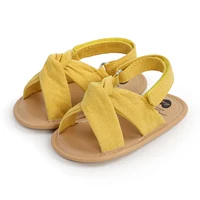 Citgeett Summer 0-18M Baby Girl Shoes Toddler Flats Sandals Soft Sole Anti-Slip First Walker Shoes 5