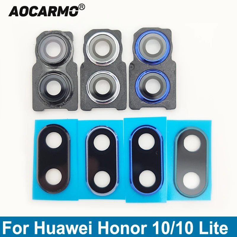Aocarmo для Huawei Honor 10 /10 Lite Основная камера объектив задняя Объектив Стекло с рамкой