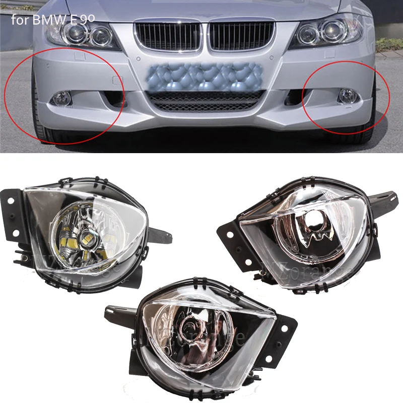 

Auto Car Fog Light Lamp For BMW E90 Halogen/H11 LED/NO Bulb For BMW E90 E91 325 / 328 / 335 2005 2006 2007 2008 Car Styling
