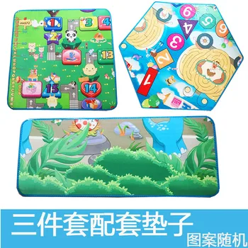 

KID'S Tent Only Hex Rug Moisture Cartoon Round Cushion Game Toy House Baby Creeping Mat liu jiao dian
