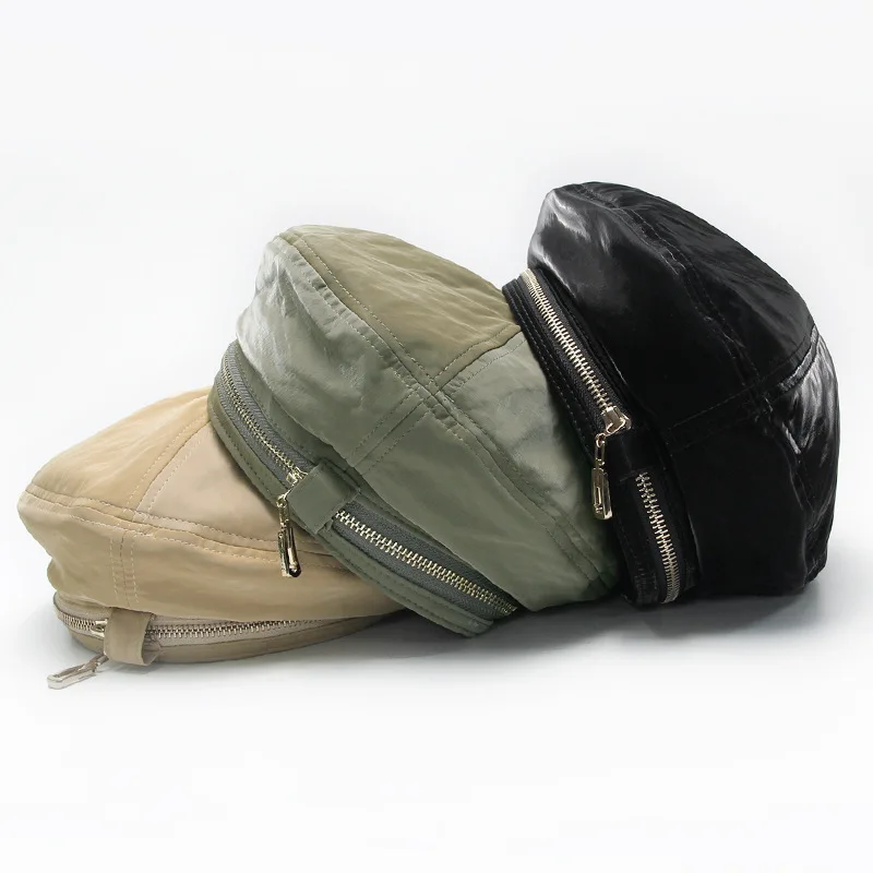 Зимние кожаные женские береты, appello donna Bere Casquette Femme, хлопковая кепка без каблука, Полиуретановая шляпа для художника, французская шапка