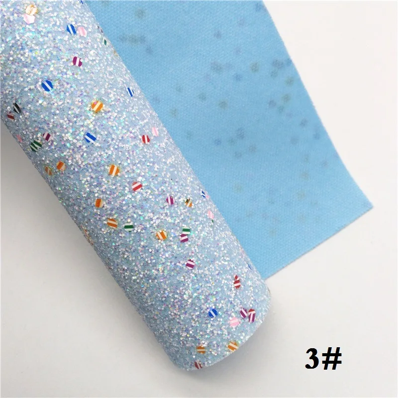 3 Glitterwishcome 21X29 см, Размер A4, неоновая блестящая кожа, блестящая кожаная ткань, винил для бантов, GM621A - Цвет: 3
