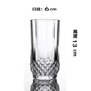 Стеклянная чашка для воды стеклянная чашка для молока прозрачная термостойкая чашка пивной сок напиток чашка для смузи бокал для вина es бокал для вина - Цвет: 250ML