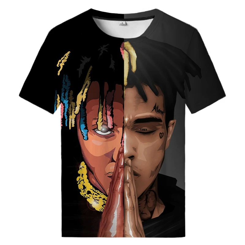 Hip Hop Rapper Juice WRLD 3D Printed T-shirt Casual Short Sleeve O-Neck 6