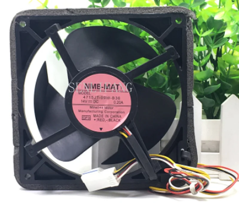 

Free shipping 4715JT-09W-B36 12V 0.20A for Refrigerator cooling fan