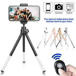 Tripod For Phone Bluetooth Remote Mini Tripod Portable Stand Holder For Mobile Bluetooth Don't Include Battery