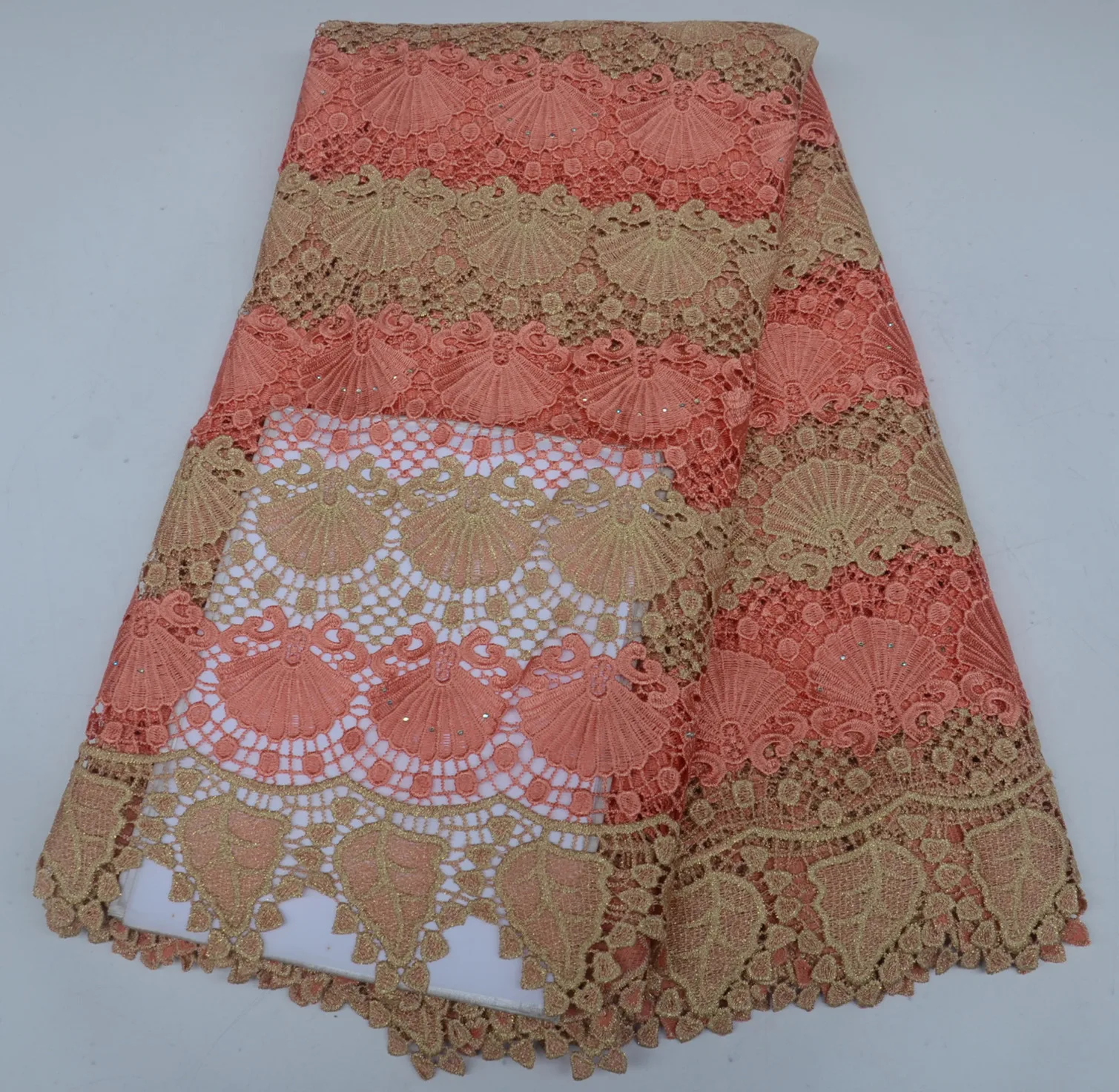 

African Cord Lace fabrics 2019 Latest French guipure Lace Fabric For Evening Dress High Quality