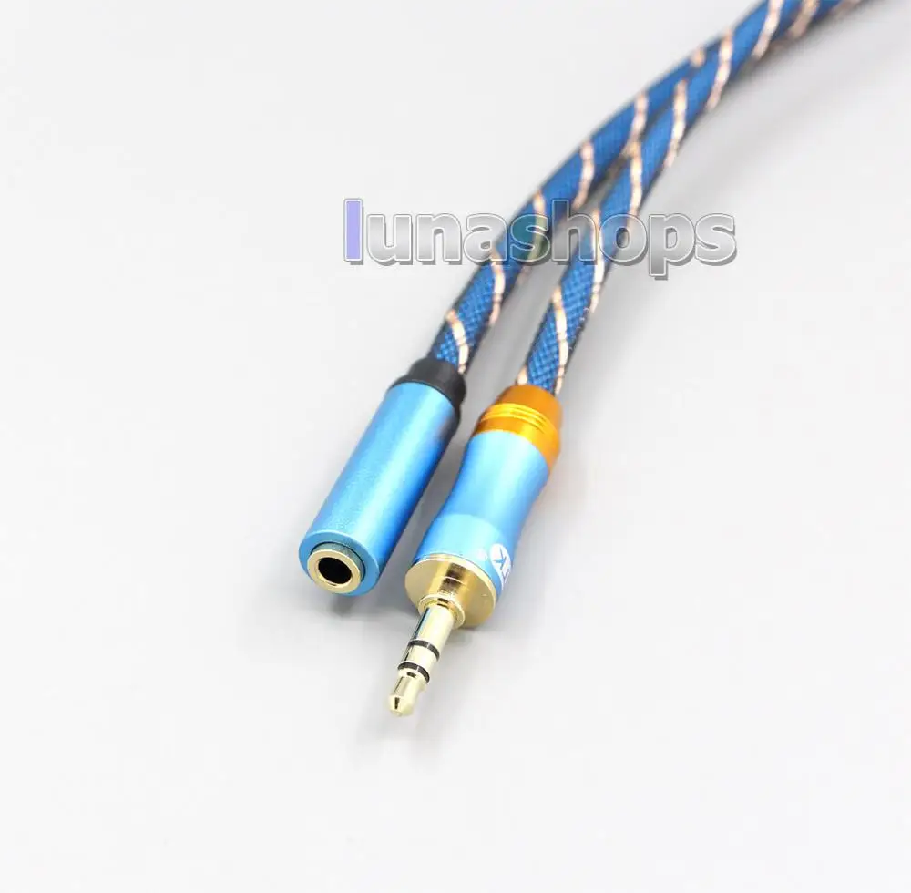 LN003447 0,5 м 1 м 1,5 м 2 м 3 м 5 м HiFI Hires OCC медь 3,5 мм папа-мама удлинитель стерео аудио Hifi кабель
