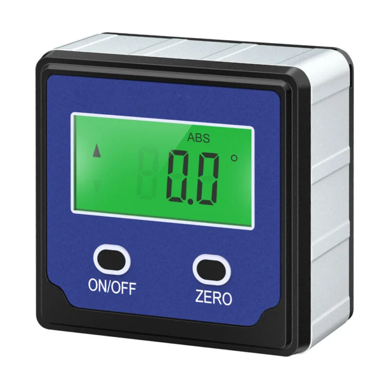 

LCD Magnetic Angle Protractor Car Repair Woodworking Machinery Construction Use Level Finder Gauge Meter