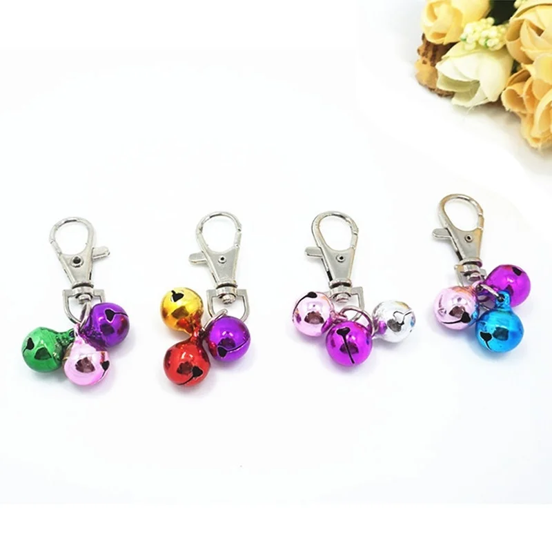 

1x Pet Dog Cat Collar Vehicle Car Key Ring Animal Xmas Jingle Bell Accessories For Collar Loud Bell Kitten Safe Fashion Stuff