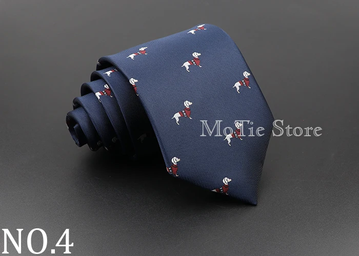 Neuheit Herren Blumenkrawatte Braunbär Pferd Bedruckte Krawatten Mode Polyester Krawatte Hochzeit Business Party Anzug Kleid Gravatas Geschenk – Detail 5