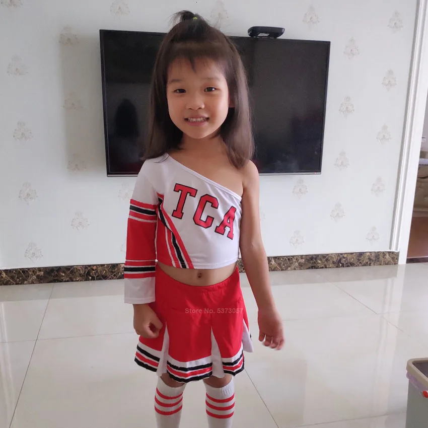 Костюмы для латиноамериканских танцев девочек 2 шт. школьная форма комплект из