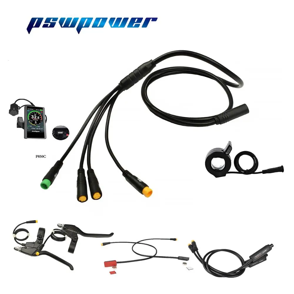 48V 350W 18A Bafang 8fun BBS01B Средний привод Мотор велосипед электрический Конверсионные