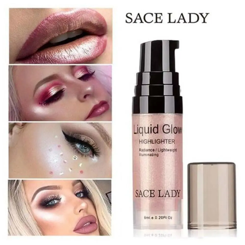 SACE LADY 3 цвета мерцающий жидкий текстовый маркер контурный крем для лица блеск для глаз бронзатор осветитель косметика для лица