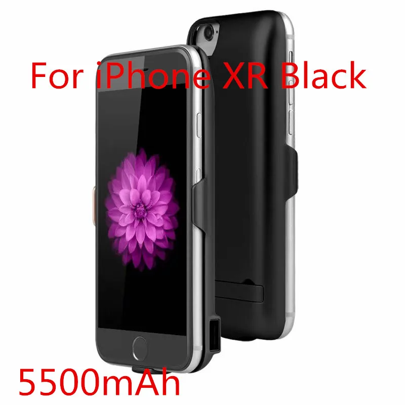 19 Чехол для аккумулятора для iPhone 11 Pro Max 6 6s Plus 7 8 Plus XR, тонкий чехол, чехол для зарядного устройства 5000-8000 мАч, внешний аккумулятор - Цвет: 19
