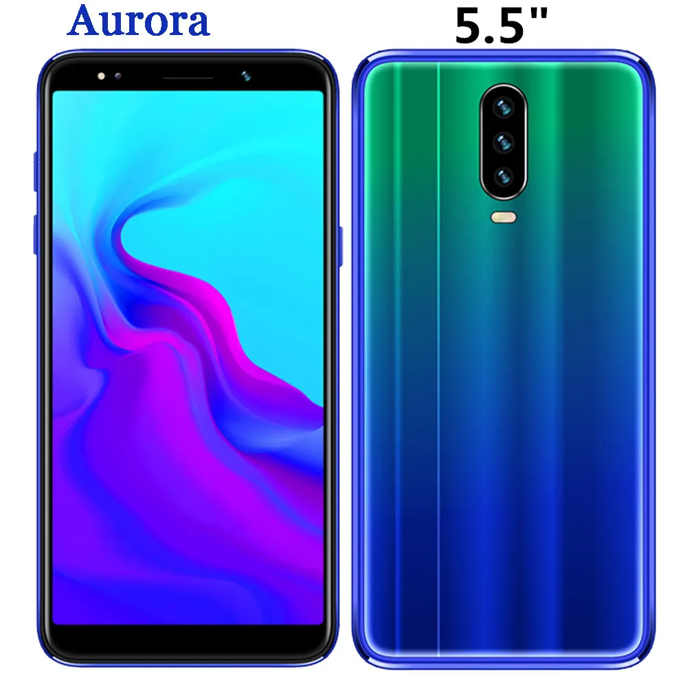 5.5inch-aurora A2 6," экран капли воды четырехъядерный смартфон 4 г 64 гром 13 МП Лицо ID разблокированный android celulars мобильные телефоны глобальная версия - Цвет: 5.5inch-aurora