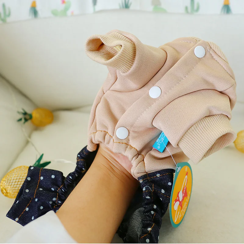 英文字母点点牛仔裤10