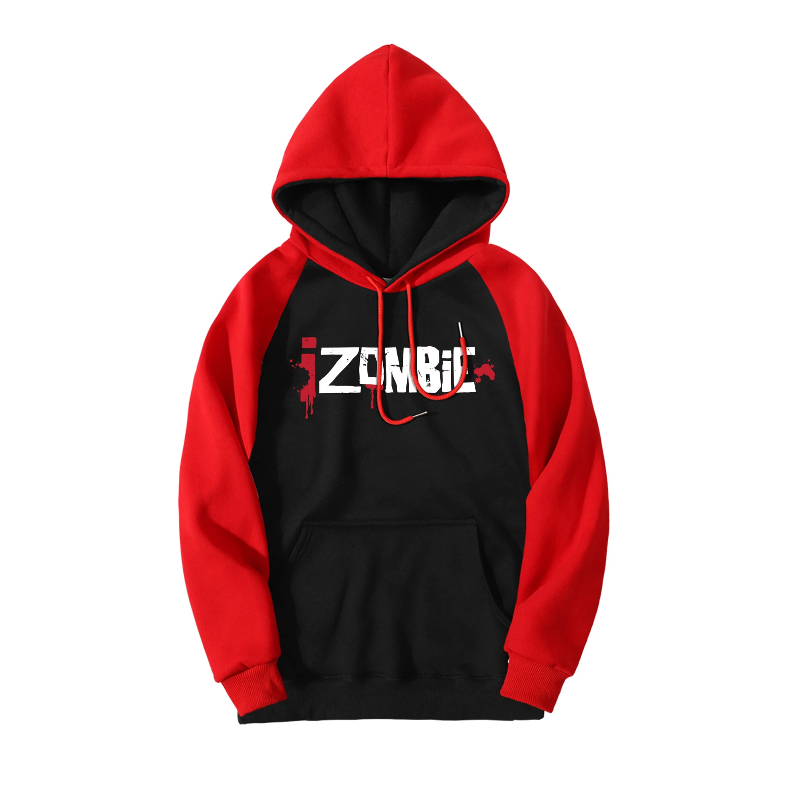 ТВ шоу IZombie Реглан Толстовка мужская Осень Зима теплые флисовые толстовки Толстовка Повседневная Уличная мода я пуловер с рисунком зомби