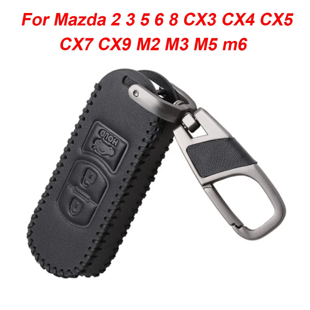 

3 buttons Car Key Case Protector Anti-scratch For Mazda 2 3 5 6 8 CX3 CX4 CX5 CX7 CX9 GT Car Key Case