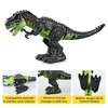 Remote Control Dinosaur 48CM Large Dinosaur Model  Walking Movement With Glowing Eyes Tyrannosaurus Rex  Animal toys For Kids 4