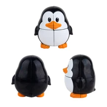 1 шт. креативный пластиковый кубик в форме пингвина для взрослых и детей раннего образования Новинка декомпрессионная игрушка подарок для детей