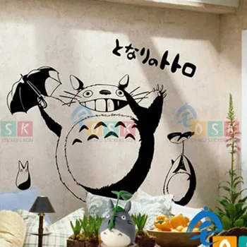 

Totoro Wall Decal Vinyl Wall Stickers Decal Decor Home Decorative Decoration Anime Totoro Car Sticker