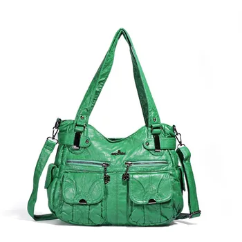 

New Fashion Bags Leather Handbags Large Capacity Hot Design Women Bags Multifunction Shoulder Bag