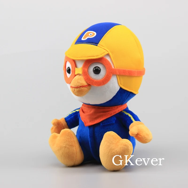 23 см Kawaii Корея Pororo Пингвин плюшевые игрушки кукла Peluche мультфильм аниме мягкая игрушка-Пингвин аниме игрушка для женщин дети подарок на день рождения