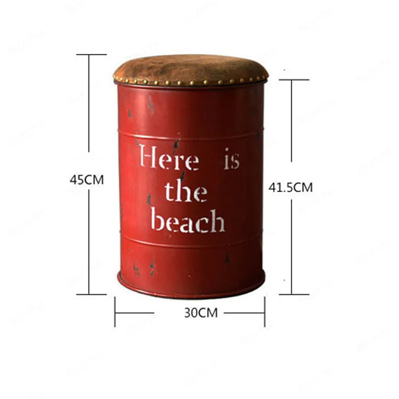 Industrial Iron Bucket Stool Bedroom Change Shoe Storage Stools Bench Bar Dining Chairs Sofa Vintage Retro Loft Decor Ottomans Industrial Iron Bucket Stool Bedroom Change Shoe Storage Stools Bench Bar Dining Chairs Sofa Vintage Retro Loft Decor Ottomans