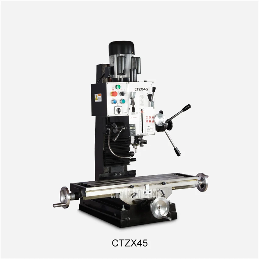 CTZX45 Многофункциональный сверлильный и фрезерный станок промышленный фрезерный станок бытовой для обработки металла сверлильный станок 220 В/380 В