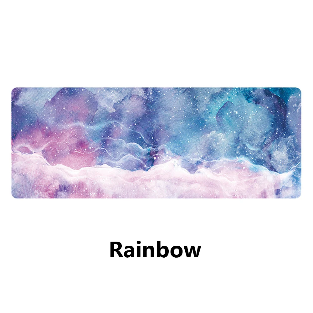 Rainbow 1 шт. Высокое качество Большой Мраморный мягкий коврик для мыши Офисный Компьютерный стол коврик современная настольная игровая клавиатура ноутбук подушка аксессуары - Цвет: Rainbow