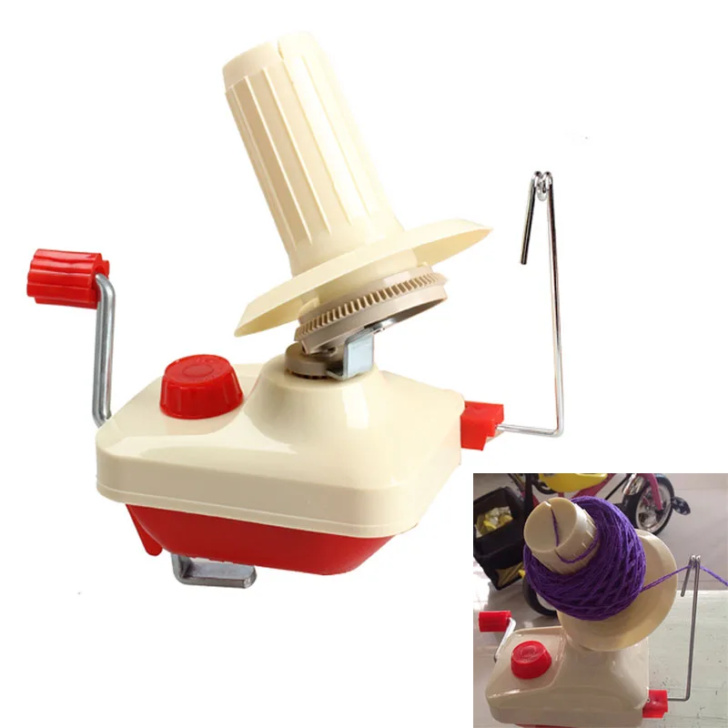 

Newly Swift Yarn Fiber String Ball Wool Winder Holder Plastic Handheld Shaft Sewing Tool 999